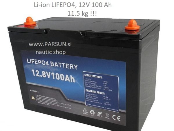 LIFEPO4 BATTERY BATERIJA Li-ion Lithium ion AKUMULATOR 100Ah 12V