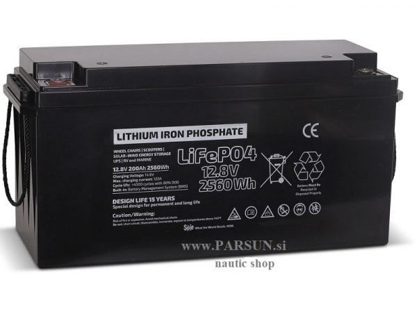 LiFePO4 12.8v 200ah 2560Wh_
